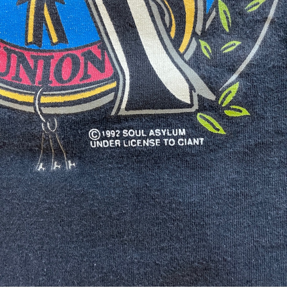 Vintage 1992 Soul Asylum Grave Dancers Union Tour T Shirt 20” x 28” Large - Picture 5 of 8